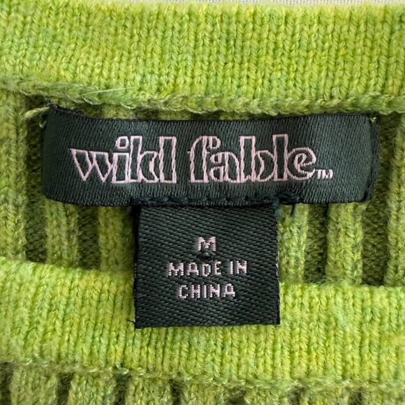 Wild Fable Bright Green Ribbed Cropped Tank Top - Picture 6 of 7
